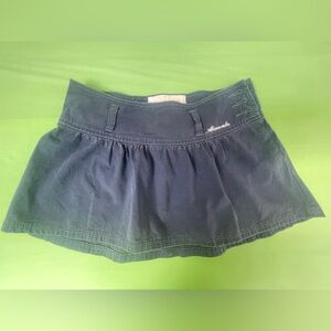 Abercrombie & Fitch Navy Skirt Size 0 JUNIORS